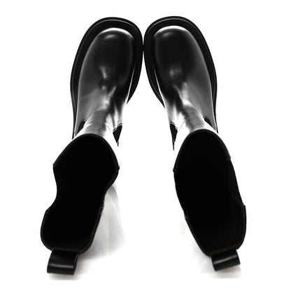 Bottega Veneta Calfskin The Lug Chelsea 30/70mm Tall Boots 36.5 Black 2 of 7