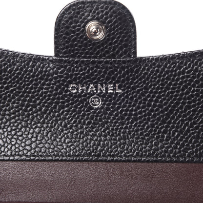 Chanel Caviar Quilted Compact Flap Wallet Black 5 of 8