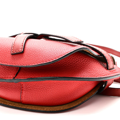 Loewe Grained Calfskin Mini Gate Crossbody Bag Scarlet Burnt Red 9 of 9