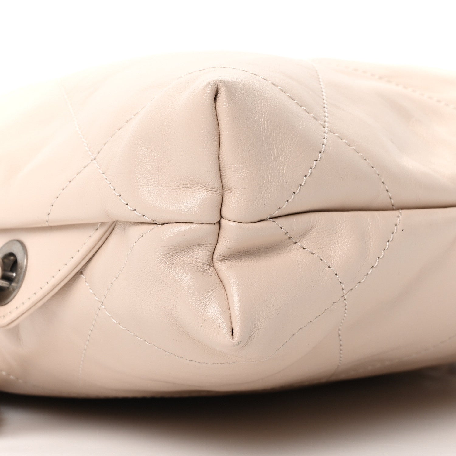 Chanel Shiny Calfskin Quilted Chanel 22 Backpack Beige 9 of 10