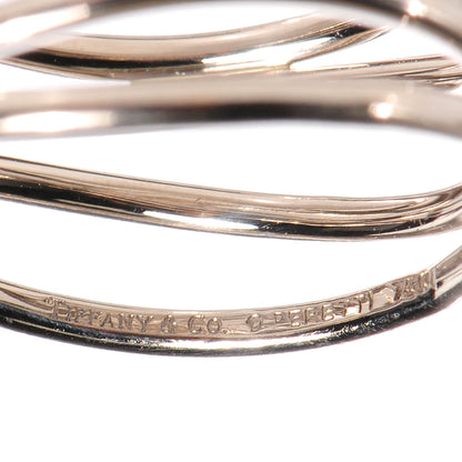 Tiffany 18K White Gold Elsa Peretti Wave Five Row Ring 5 5 of 5