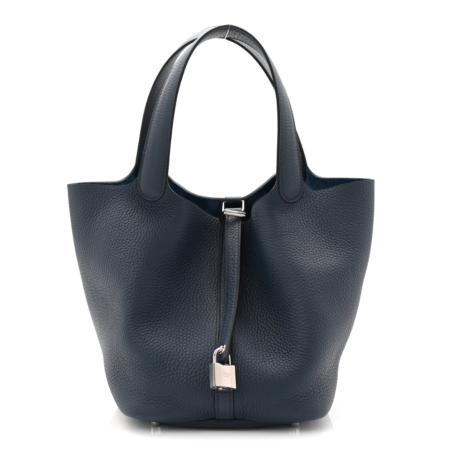 Taurillon Clemence Picotin Lock 22 MM Bleu de Prusse