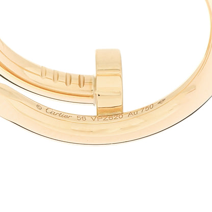Cartier 18K Yellow Gold Juste Un Clou Ring 56 7.5 4 of 5