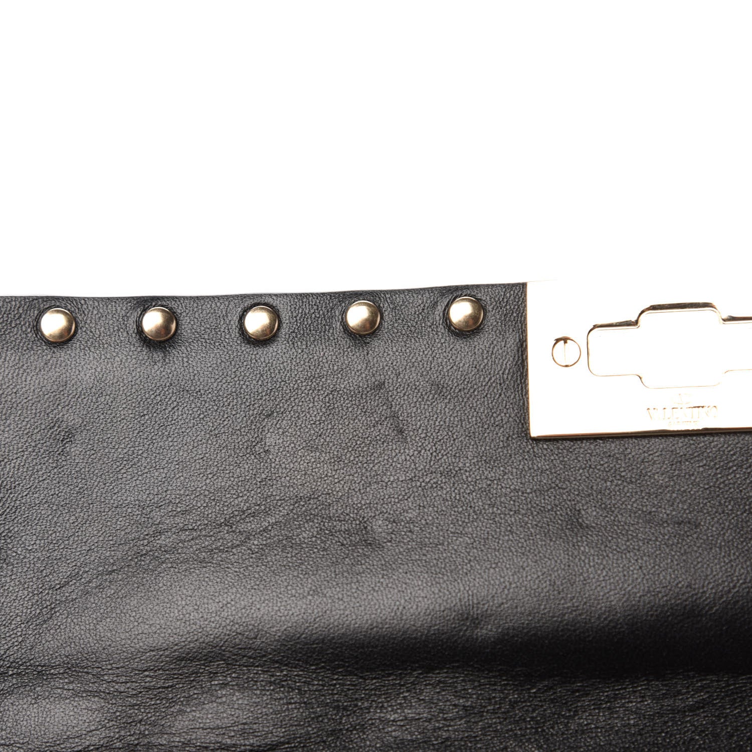 Valentino Garavani Lambskin Ayers Flames Medium Rockstud Spike Shoulder Bag Black 12 of 14
