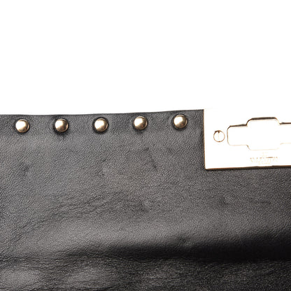 Valentino Garavani Lambskin Ayers Flames Medium Rockstud Spike Shoulder Bag Black 12 of 14