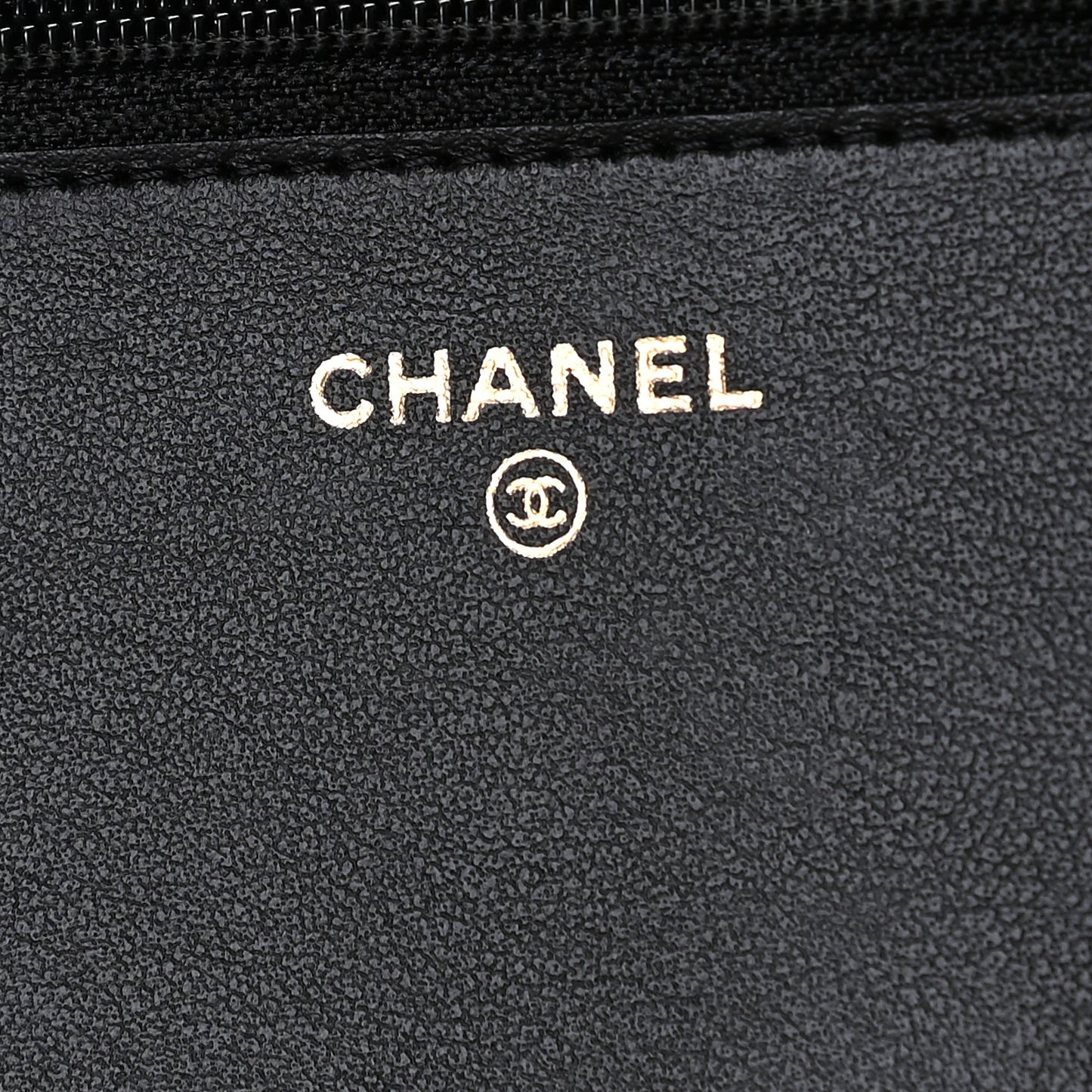 Caviar Quilted Boy Wallet On Chain WOC Black