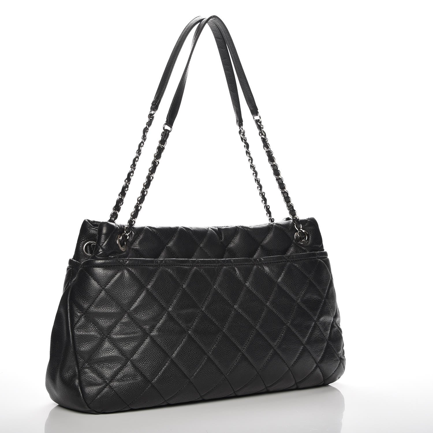 Chanel Caviar Quilted Timeless CC Soft Tote Black 3 of 11