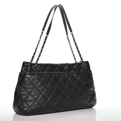 Chanel Caviar Quilted Timeless CC Soft Tote Black 3 of 11