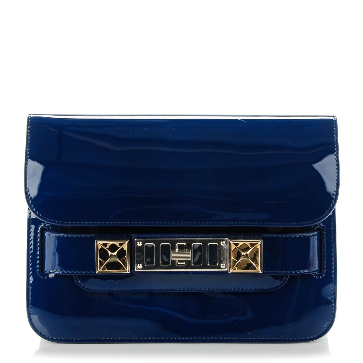 Patent Mini PS11 Classic Shoulder Bag Cadet Blue