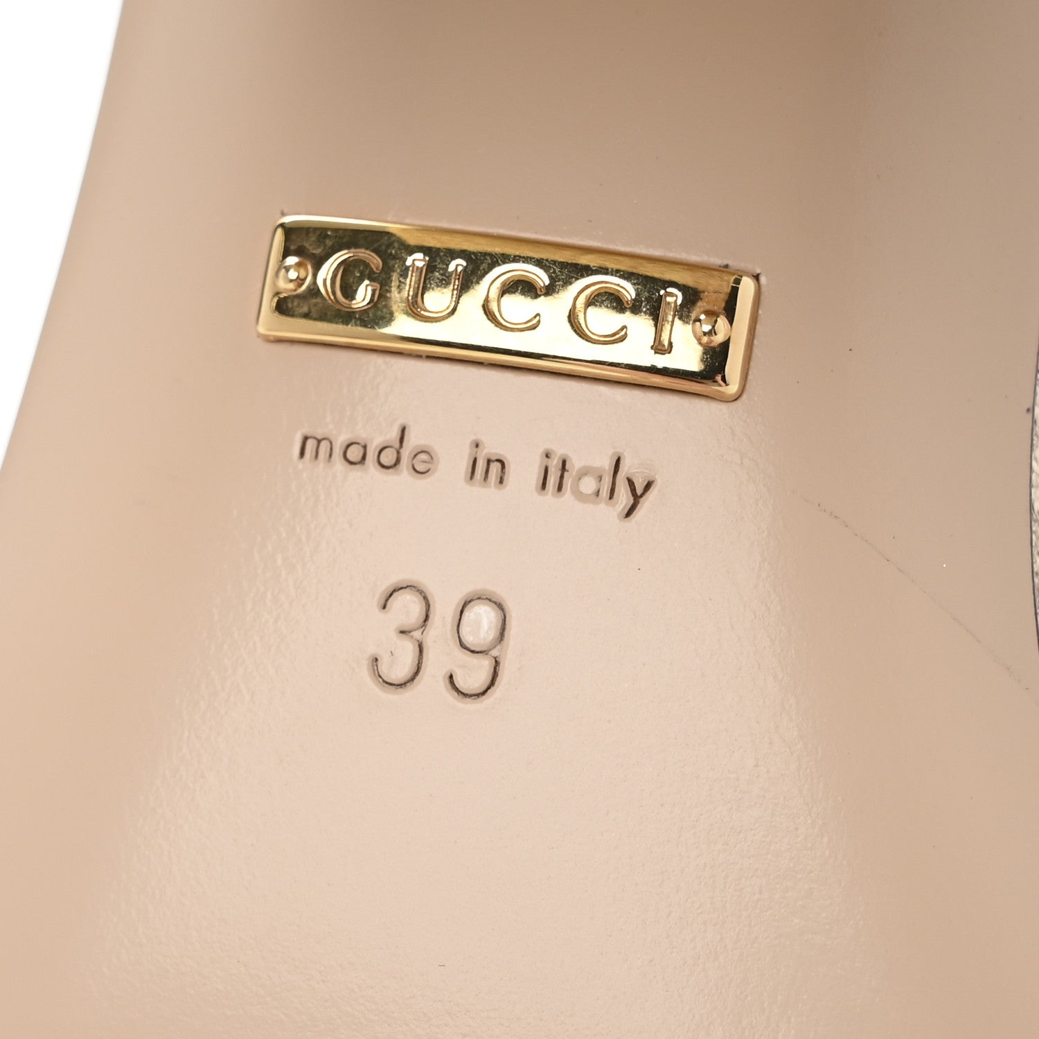 Gucci Galassia GG Marmont Ankle Wrap 75mm Sandals 39 Platino 7 of 10