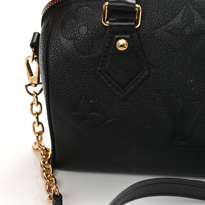 Louis Vuitton Empreinte Monogram Giant Speedy Bandouliere 20 Black 11 of 11