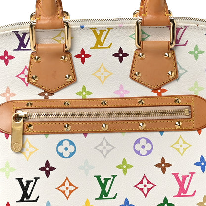 Louis Vuitton Monogram Multicolor Alma White 8 of 10