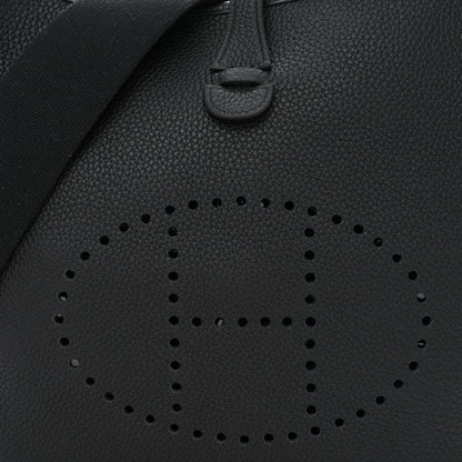 Hermes Taurillon Clemence Evelyne III PM Black 8 of 11