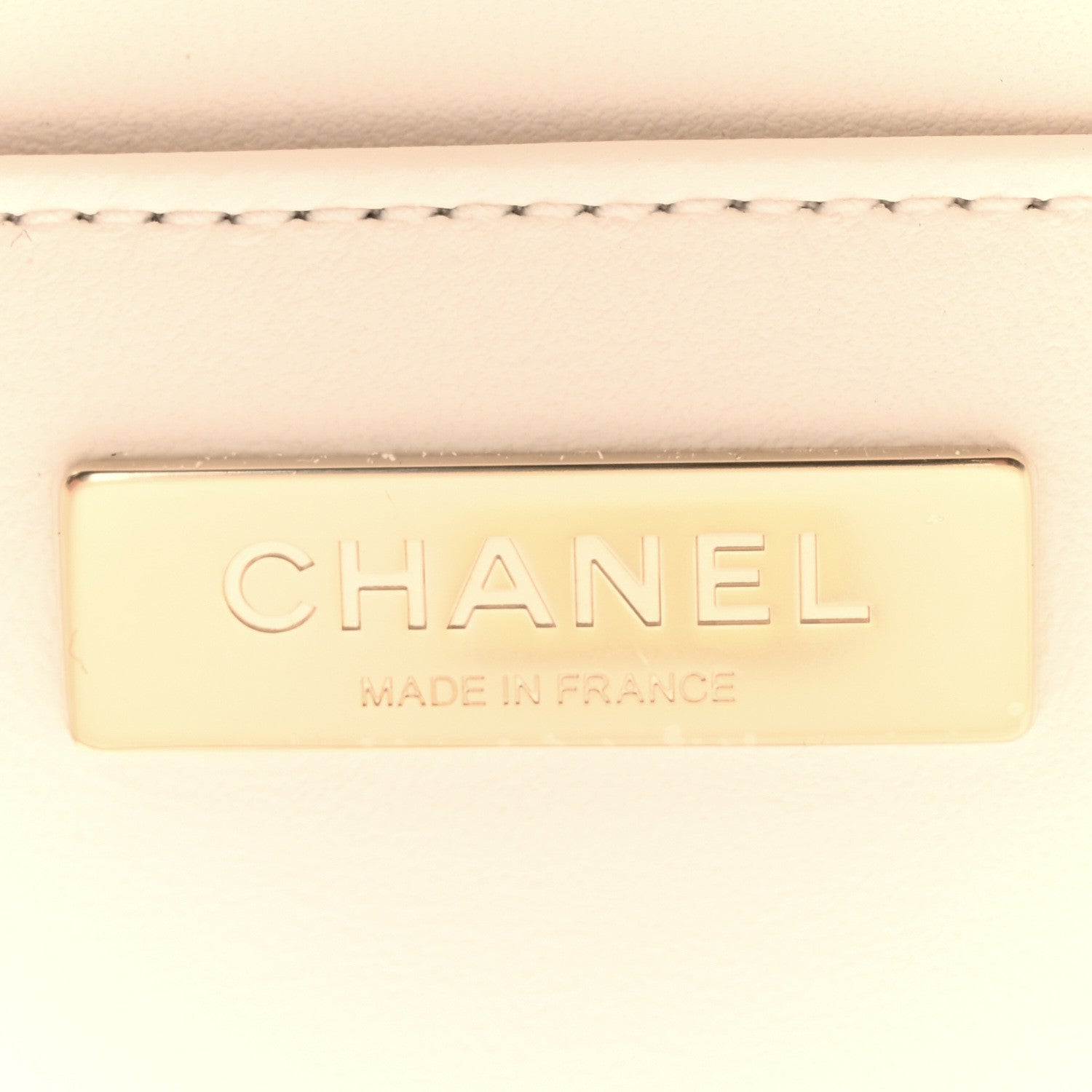 Chanel Lambskin Quilted Coco Click Bag White 6 of 10