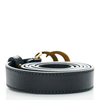 Gucci Calfskin Double G 20mm Belt 85 34 Black 2 of 6