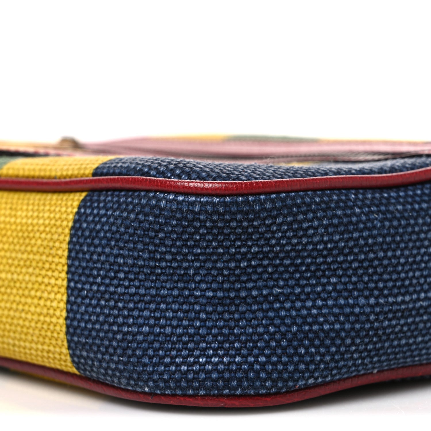 Gucci Canvas Marley Stripe Script Logo Gucci 100 Belt Bag 80 32 Multicolor 9 of 9