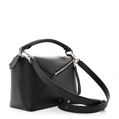 Loewe Calfskin Small Puzzle Edge Bag Black 3 of 10