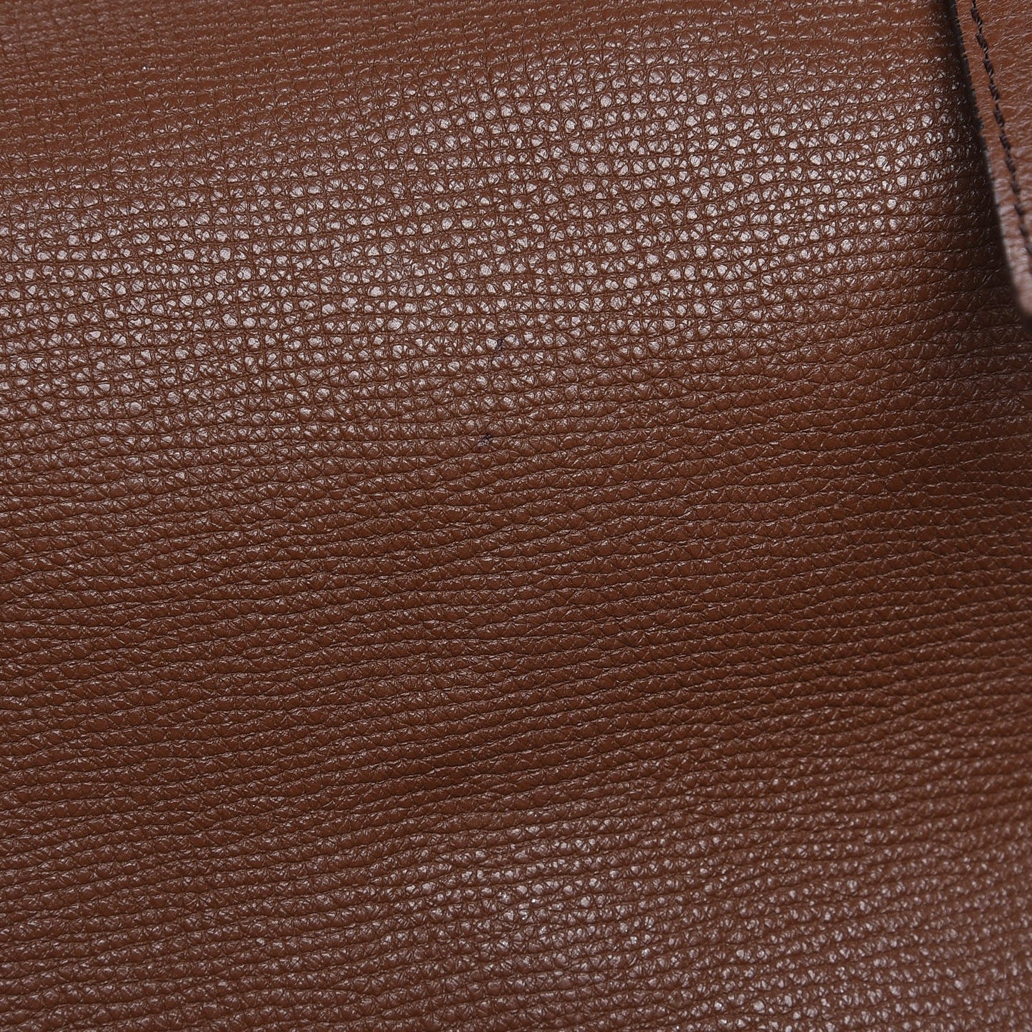 Grainy Calfskin House Check Small Canterbury Tote Tan
