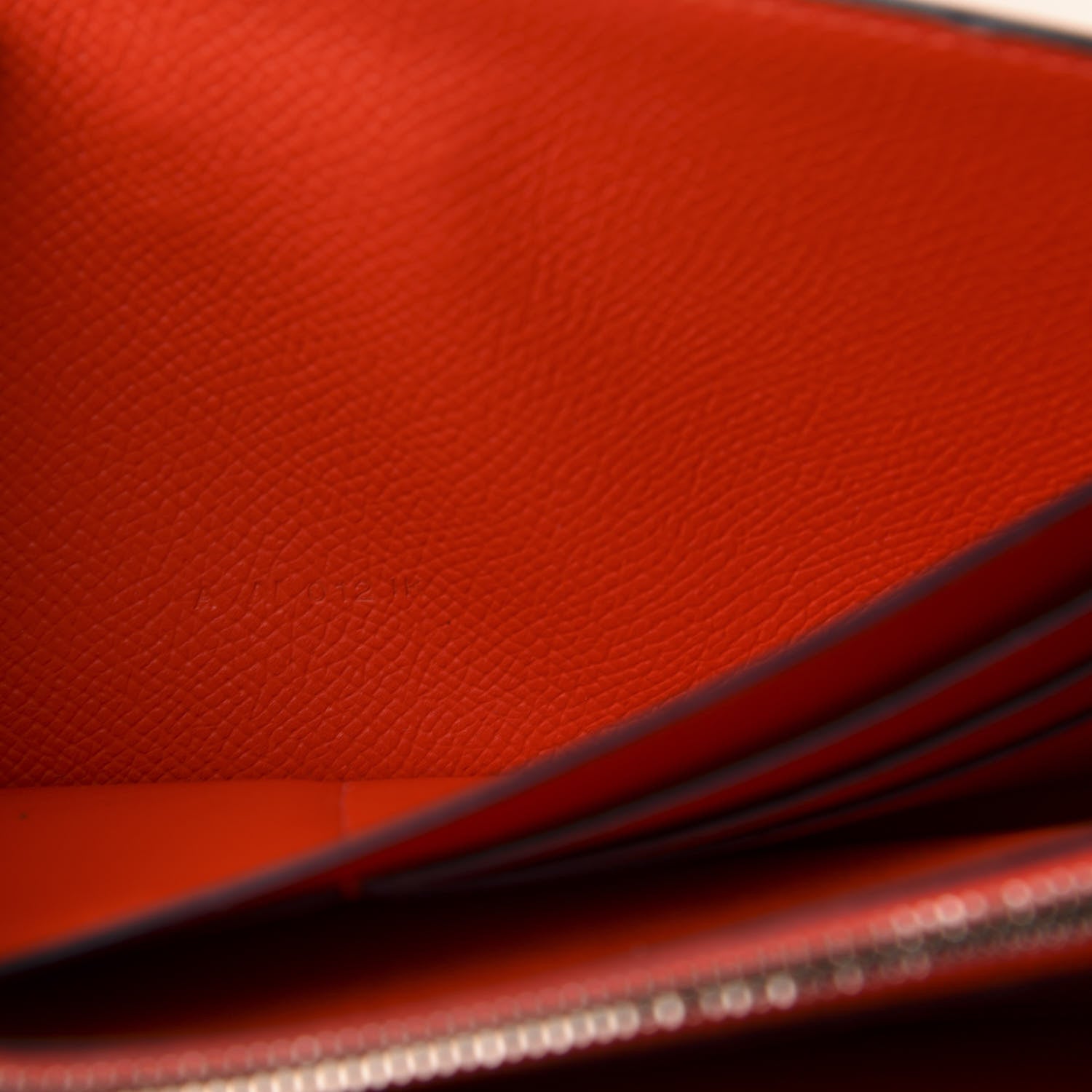 Hermes Epsom Kelly Longue Wallet Blue Brighton Capucine 7 of 10