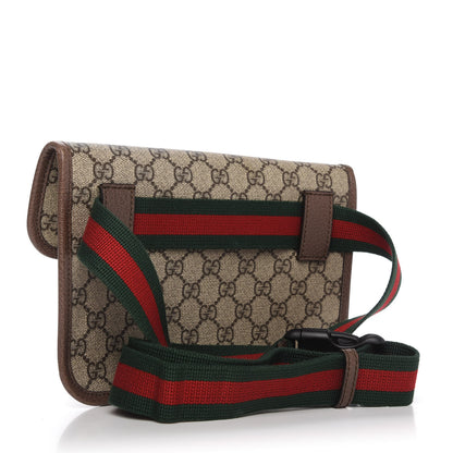 Gucci GG Supreme Monogram Neo Vintage Web Belt Bag Brown 3 of 11