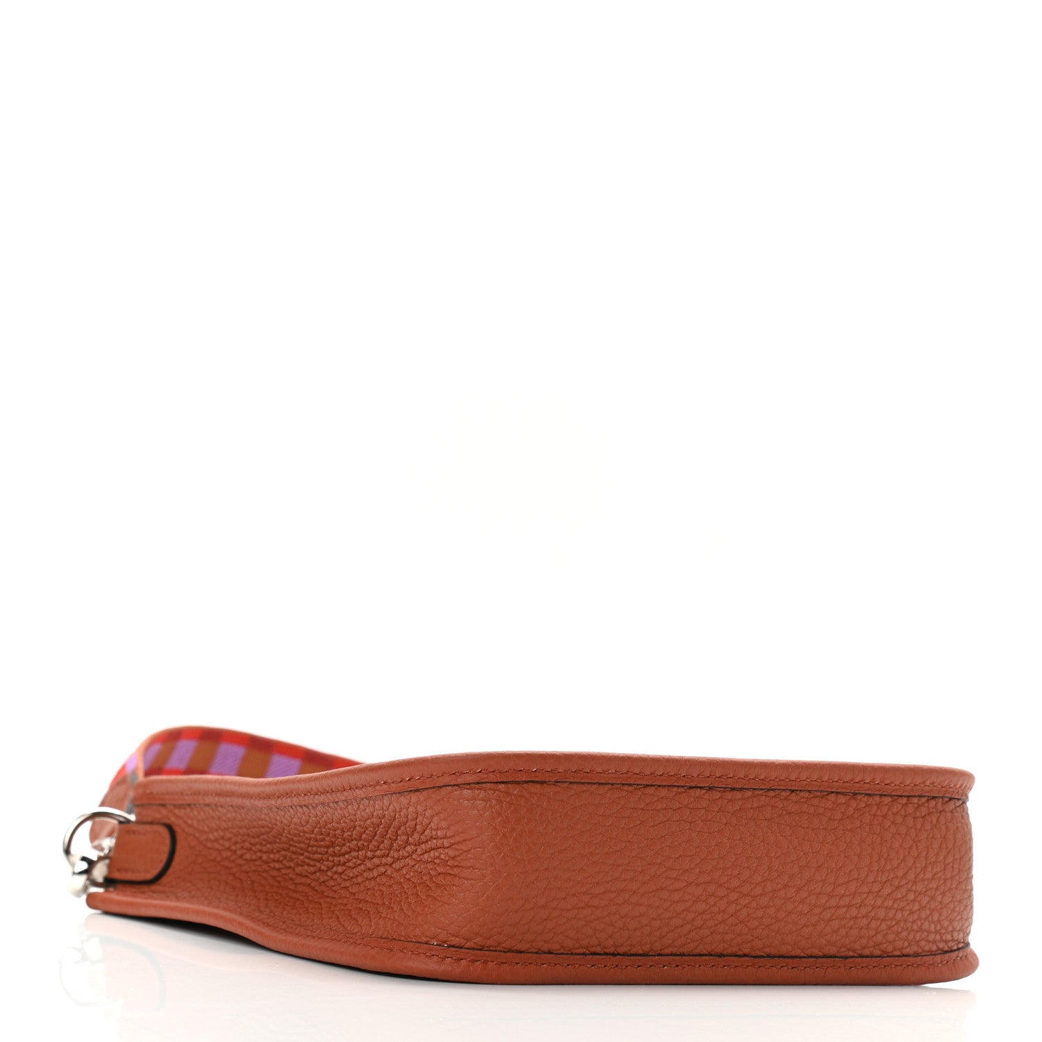 Hermes Taurillon Clemence Maxi Quadrille Evelyne TPM Cuivre Capucine Parme Rouge Duchess 4 of 11