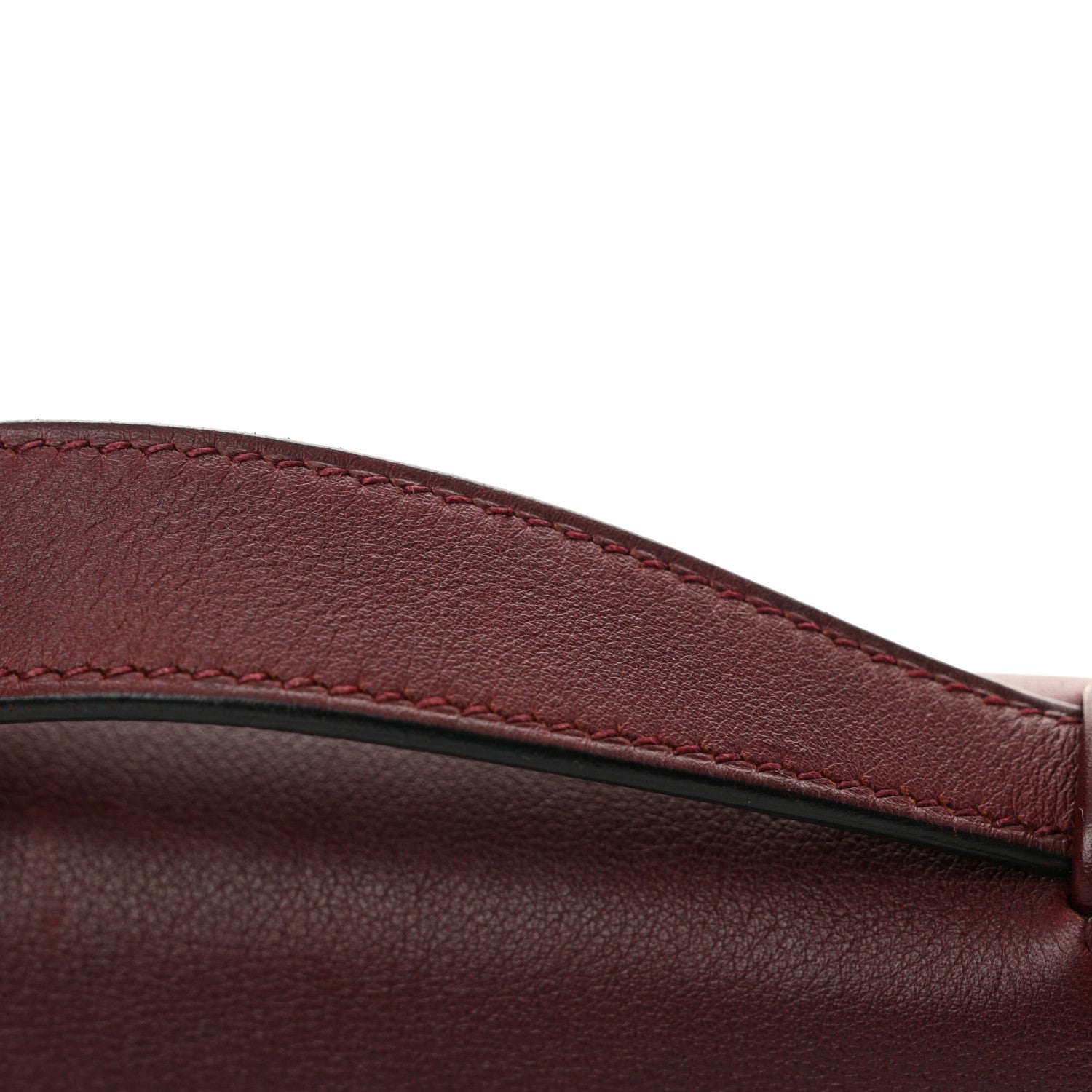 Hermes Evergrain Kelly Pochette Clutch Prune 8 of 9