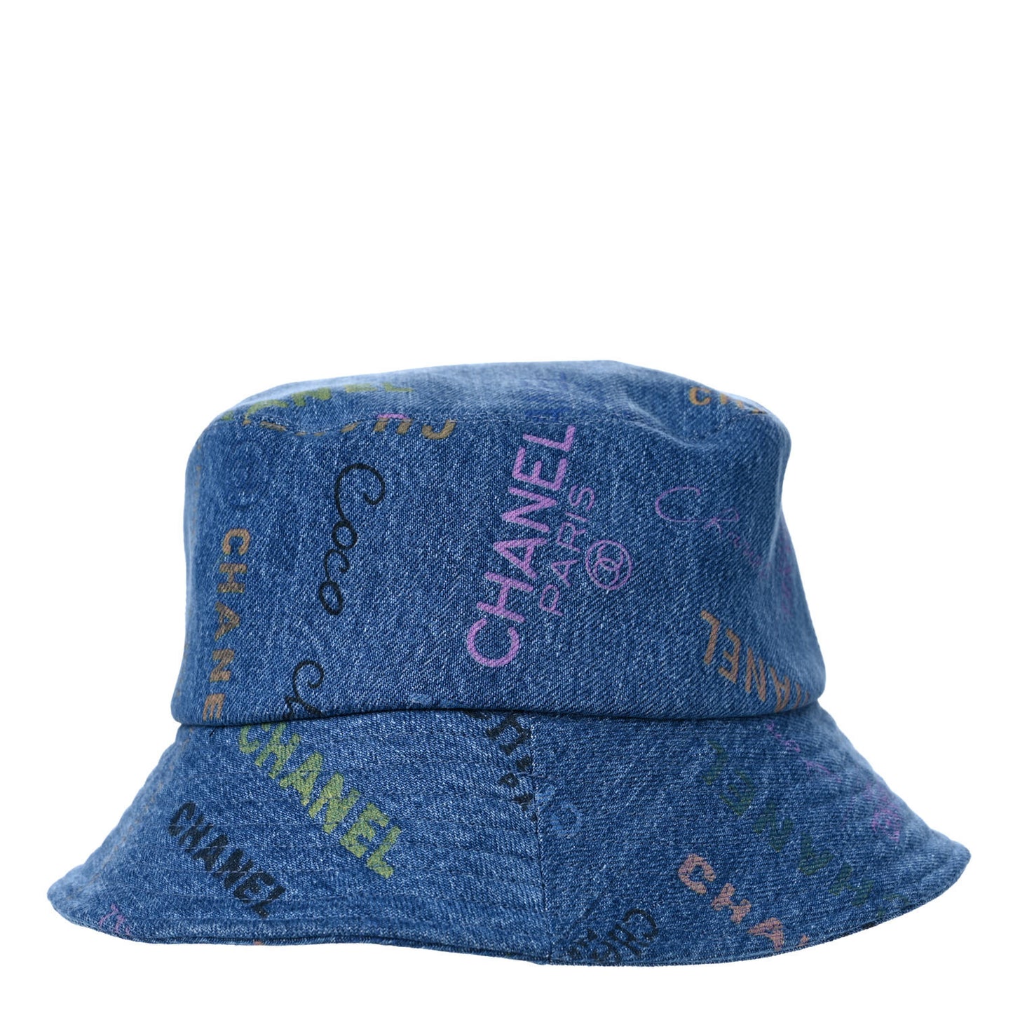 Denim Mood Cloche Bucket Hat M Blue