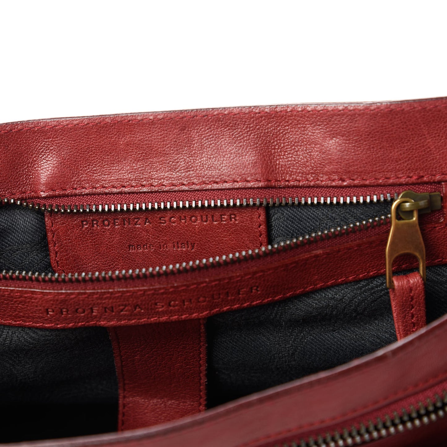 Lambskin Medium PS1 Satchel Chianti