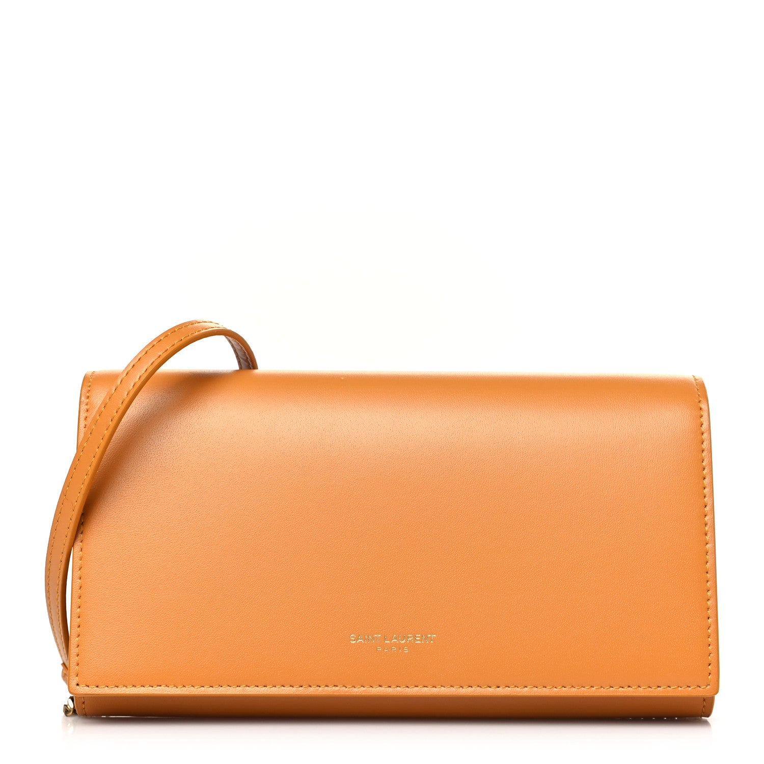 Saint Laurent Smooth Calfskin Mini Paris Bag Mustard 1 of 10