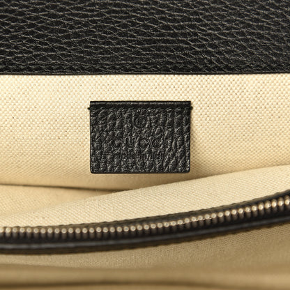 Gucci Pebbled Calfskin Small Dionysus Shoulder Bag Black 5 of 14