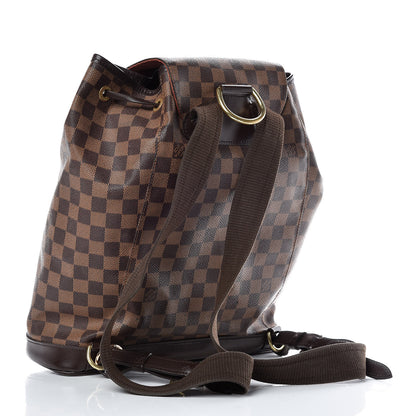 Louis Vuitton Damier Ebene Montsouris GM Backpack 3 of 17
