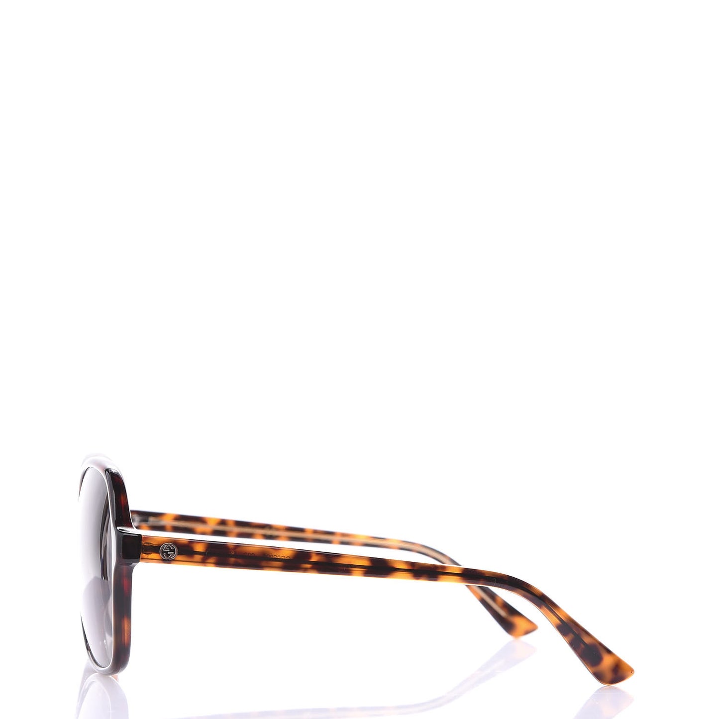 Acetate Oversize Round Frame Sunglasses GG0509S Tortoise