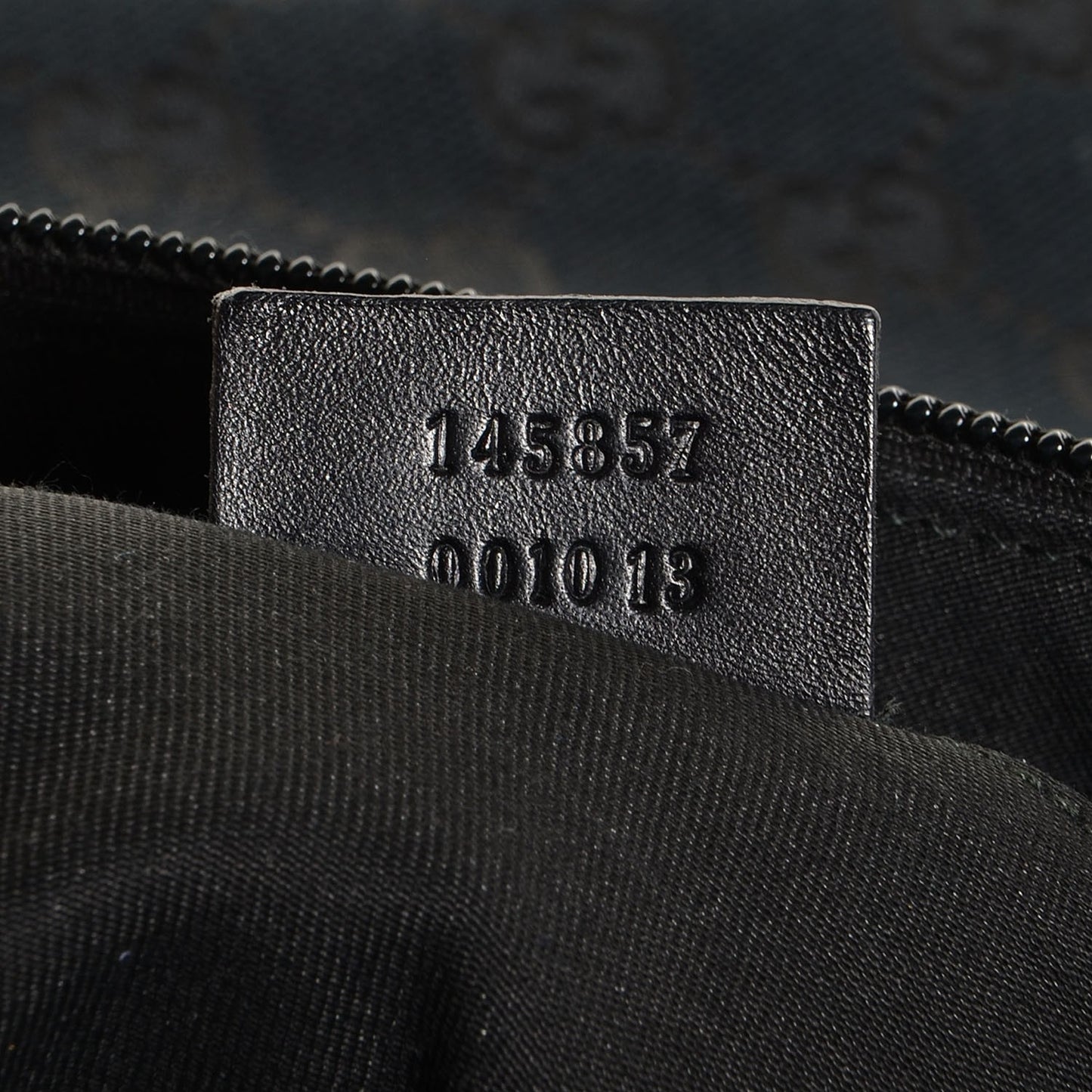 Monogram Calfskin Perforated Medium Flat Messenger Bag Black