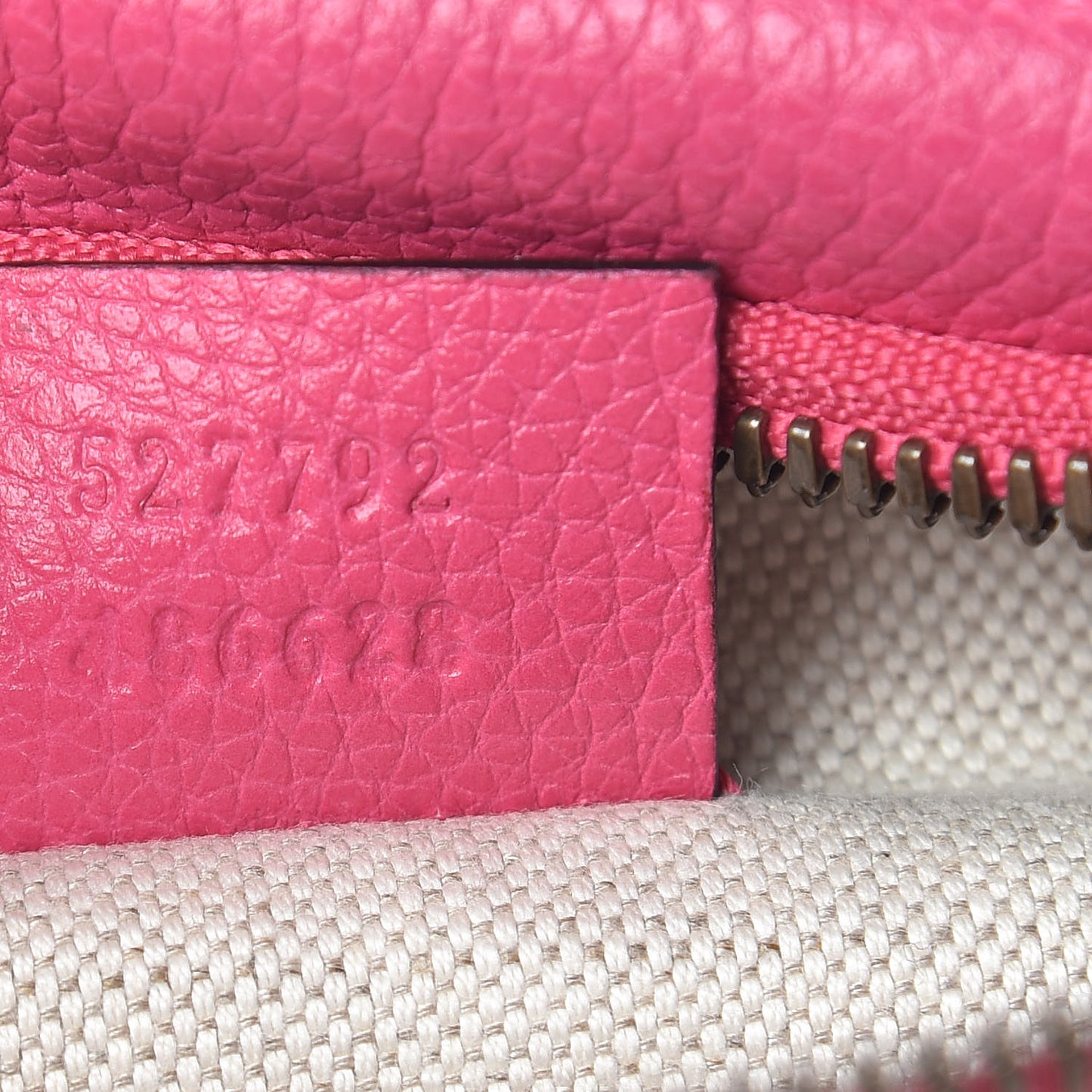 Grained Calfskin Small Logo Belt Bag Box Pink Green