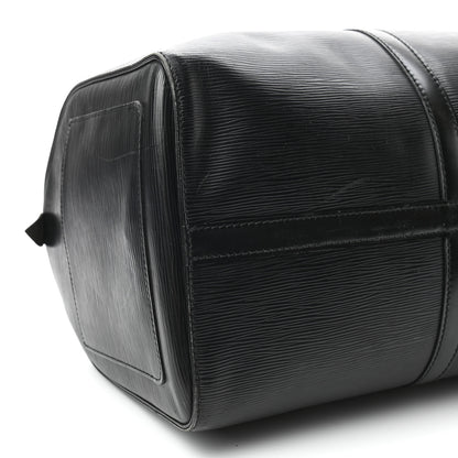 Louis Vuitton Epi Keepall 50 Black 8 of 13