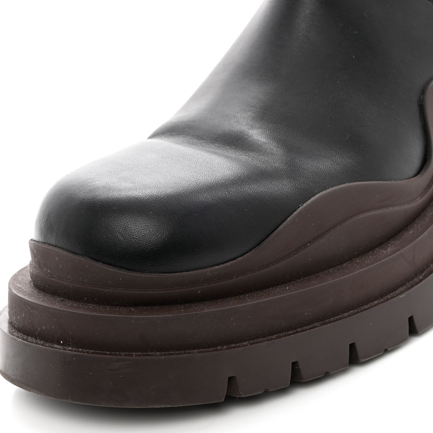 Calfskin Mens The Tire Chelsea Boots 42 Black Camping