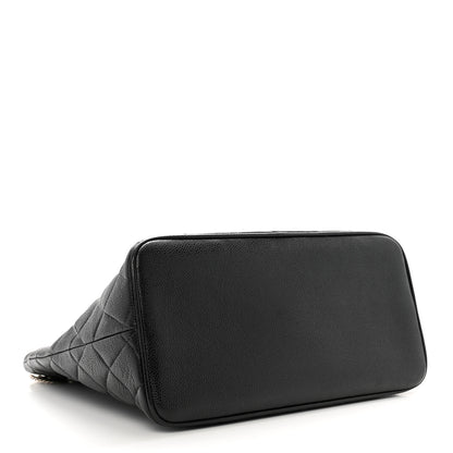 Chanel Caviar Quilted Medallion Tote Black 4 of 10