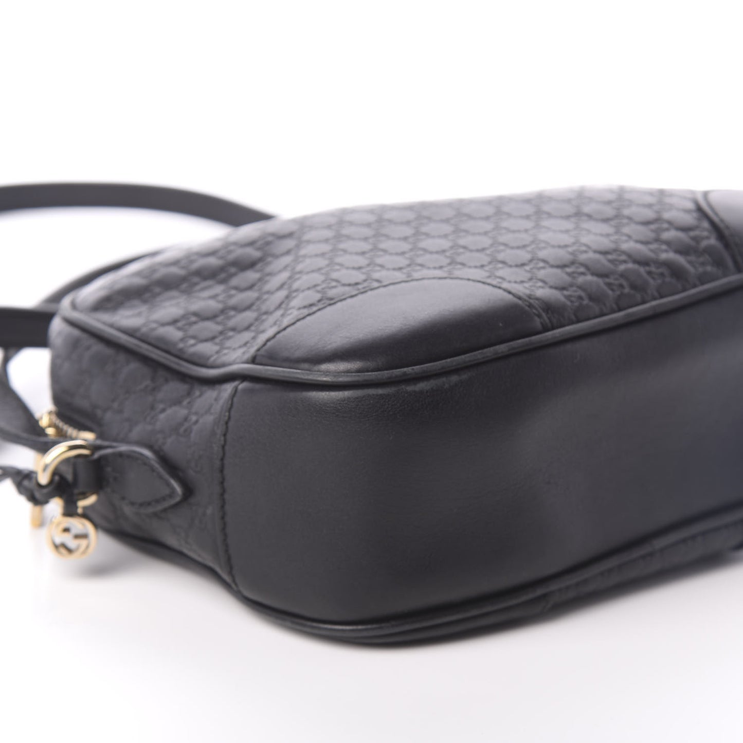 Microguccissima Mini Bree Messenger Bag Black