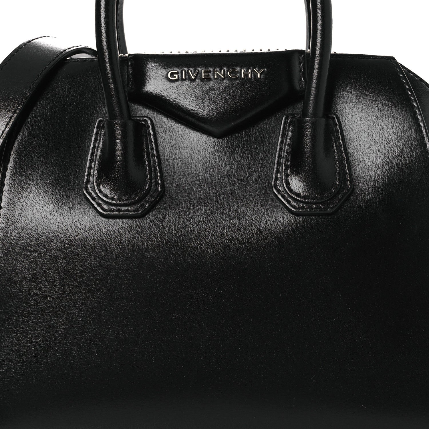 Givenchy Shiny Lord Calfskin Mini Antigona Black 8 of 13