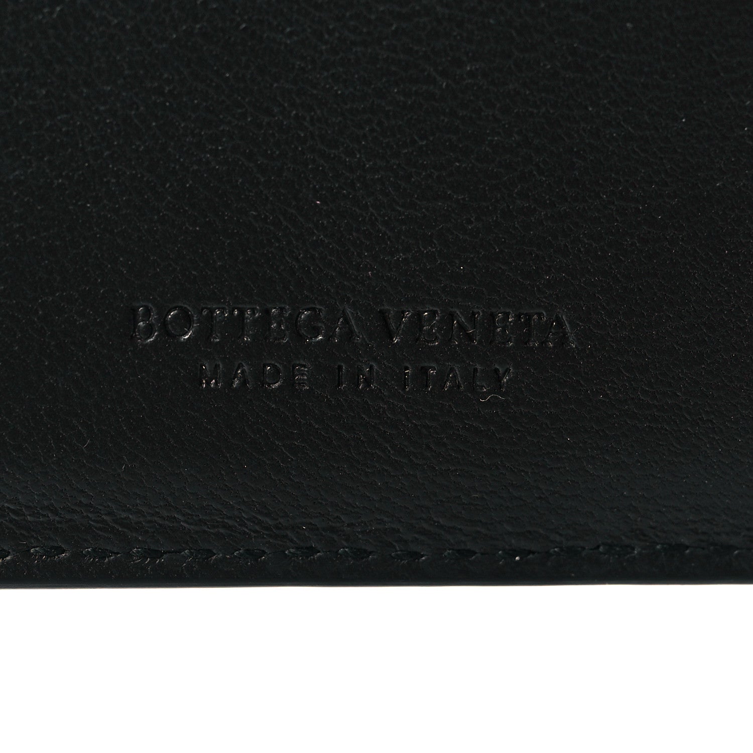 Bottega Veneta Crocodile Bi-Fold Wallet Black 6 of 7