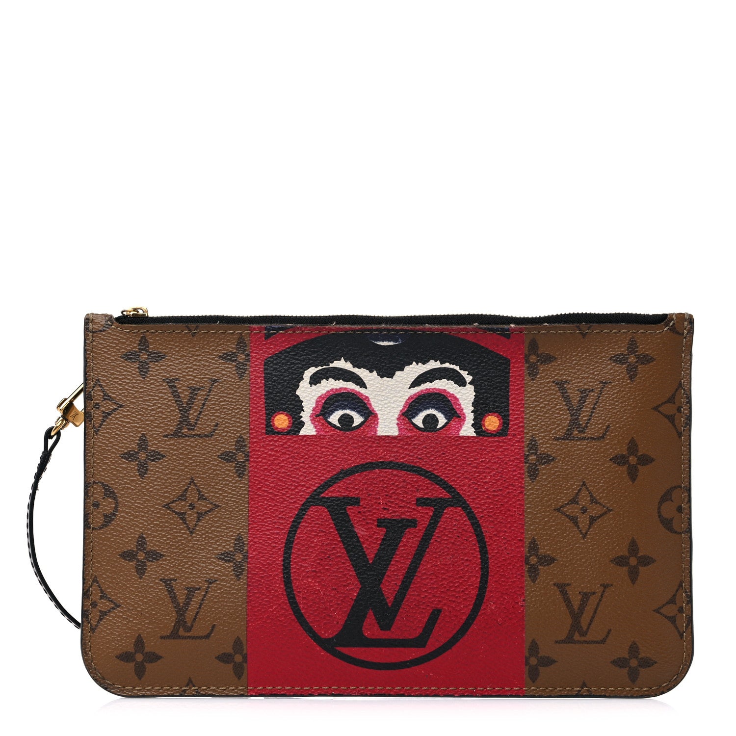 Louis Vuitton Reverse Monogram Kabuki MM GM Pochette 1 of 16