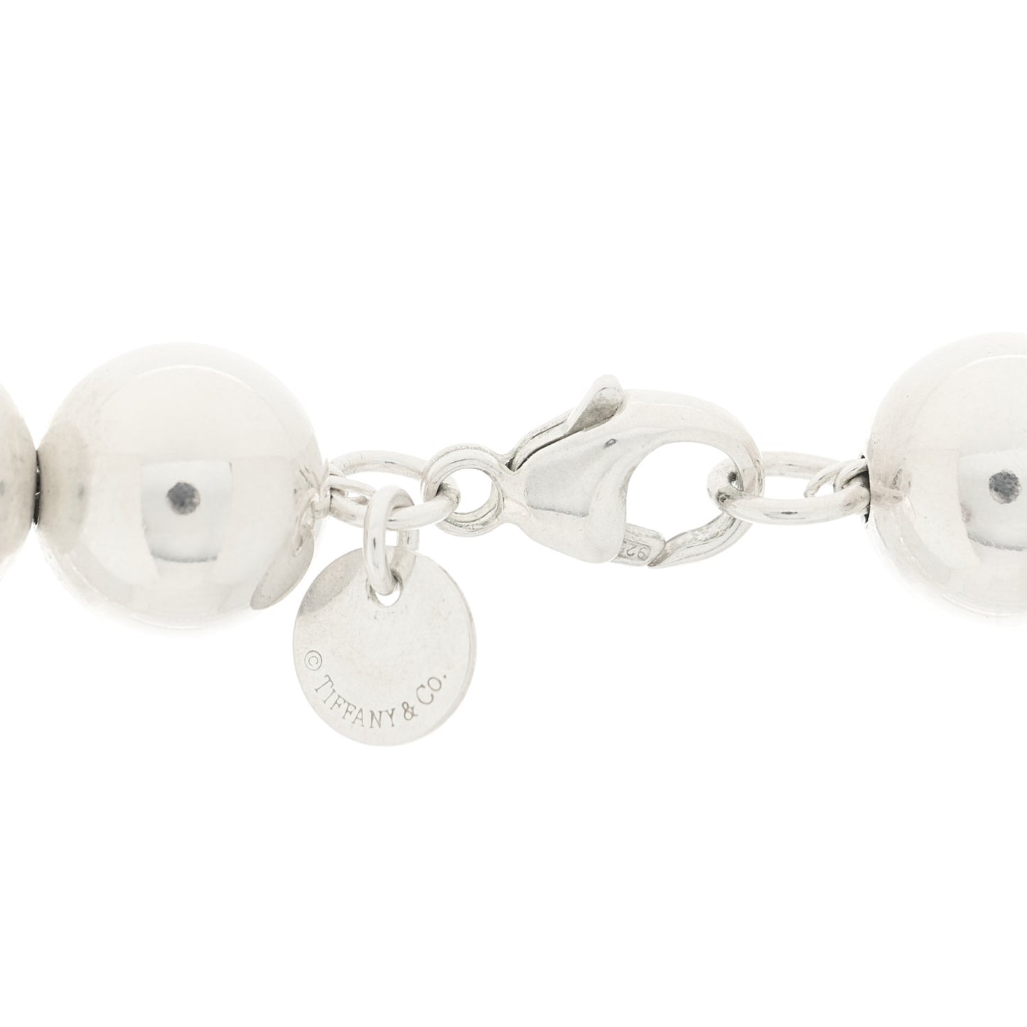 Sterling Silver 10mm Hardwear Ball Necklace