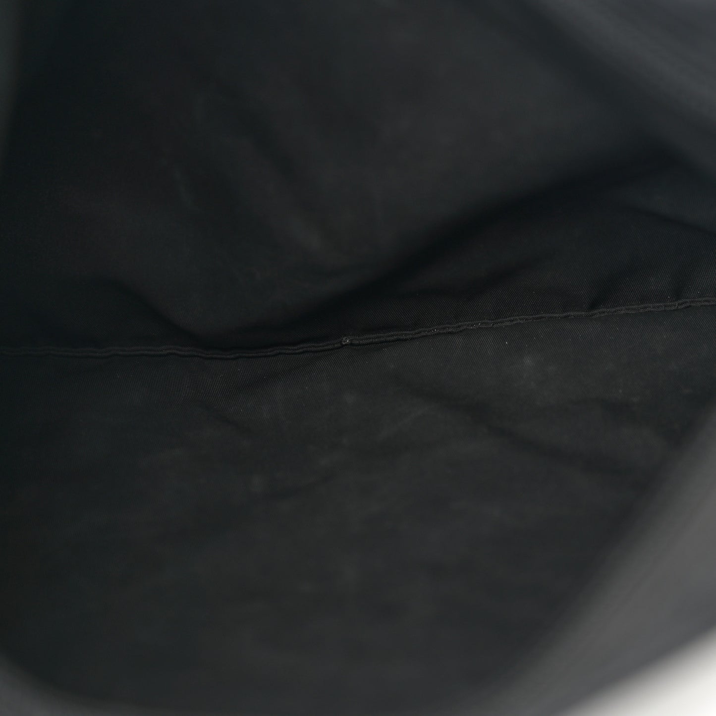 Nylon Vela Flat Messenger Bag Black