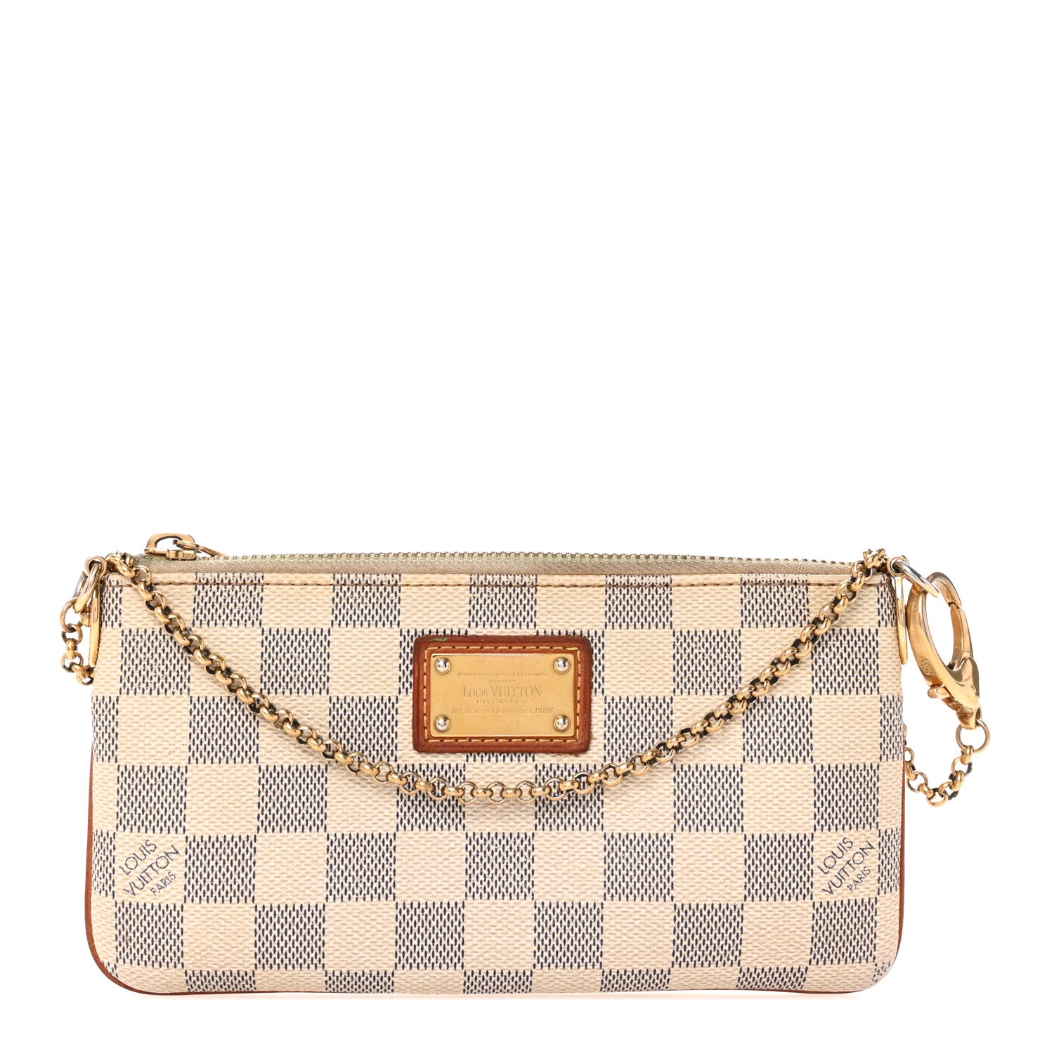 Louis Vuitton Damier Azur Pochette Milla MM 1 of 14