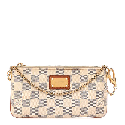 Louis Vuitton Damier Azur Pochette Milla MM 1 of 14