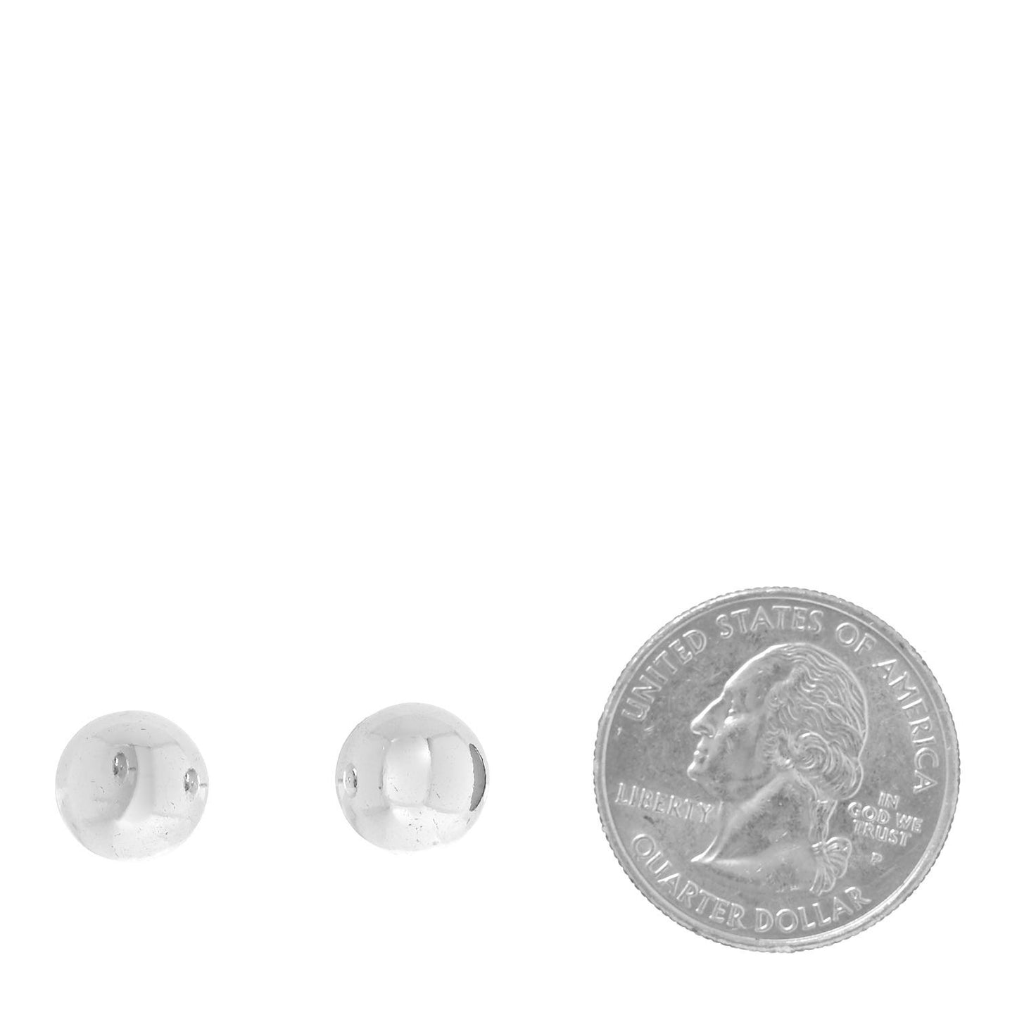 Sterling Silver 10mm HardWear Ball Earrings