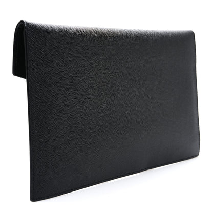 Saint Laurent Grain De Poudre Uptown Pouch Black 3 of 6