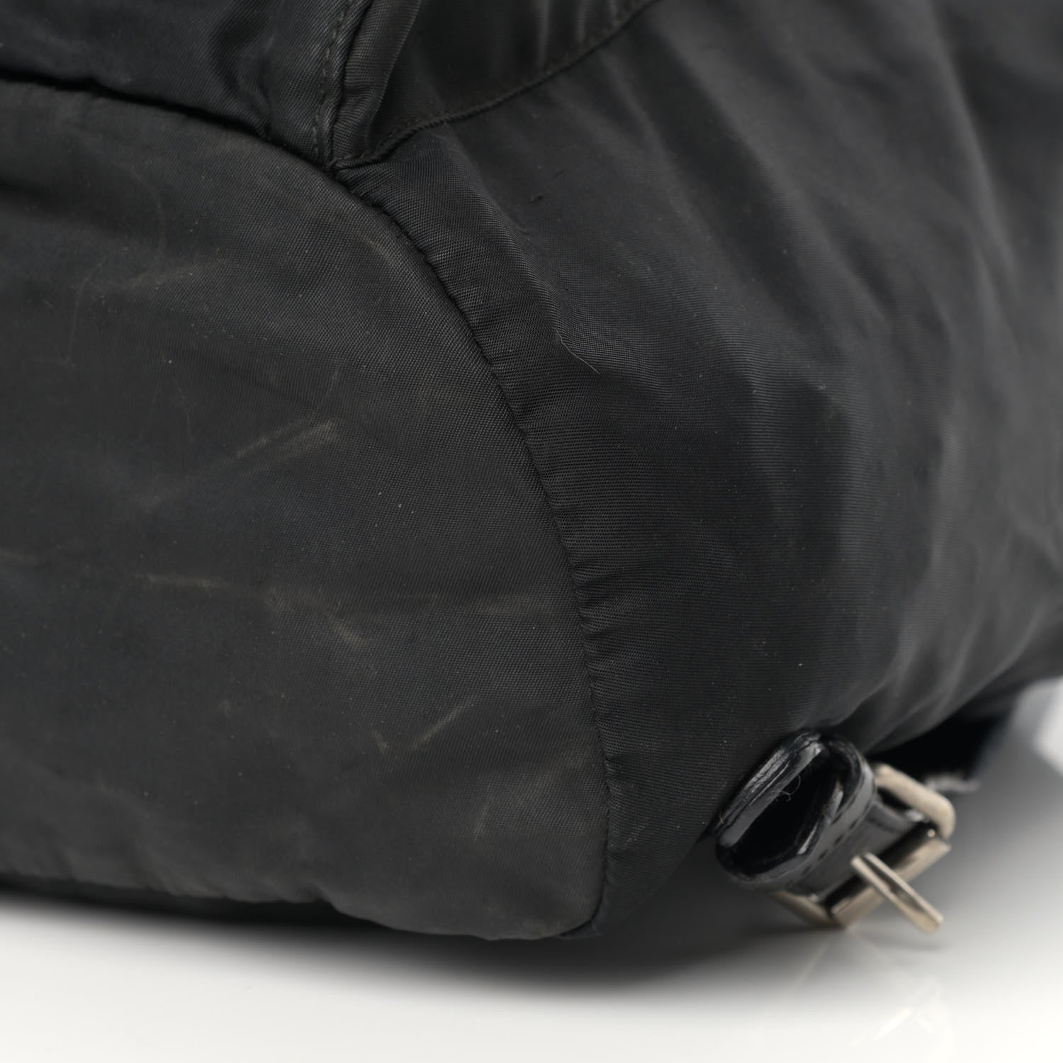 Prada Nylon Vela Cinch Backpack Black 10 of 16