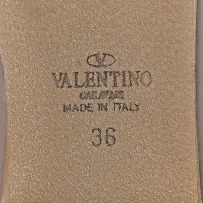 Valentino Garavani Nappa Rockstud Ballerina Flats 36 Poudre 6 of 7