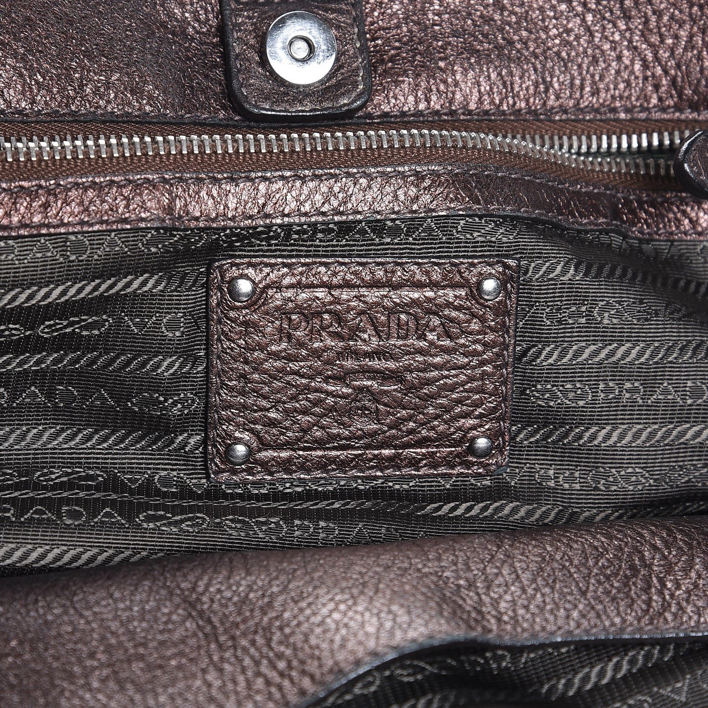 Vitello Daino Shoulder Bag Antico Mordore